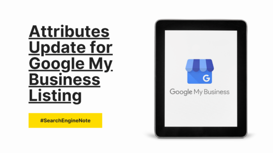 Google My Business update